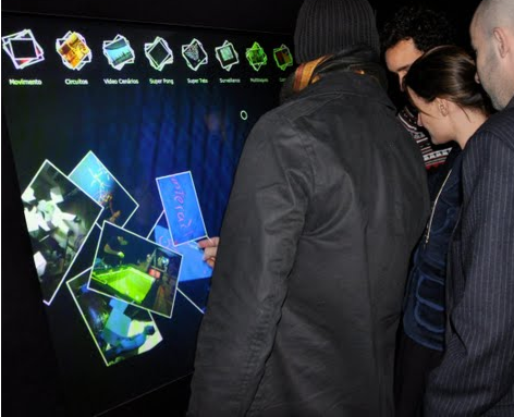 Pixel Park — mesa touchscreen