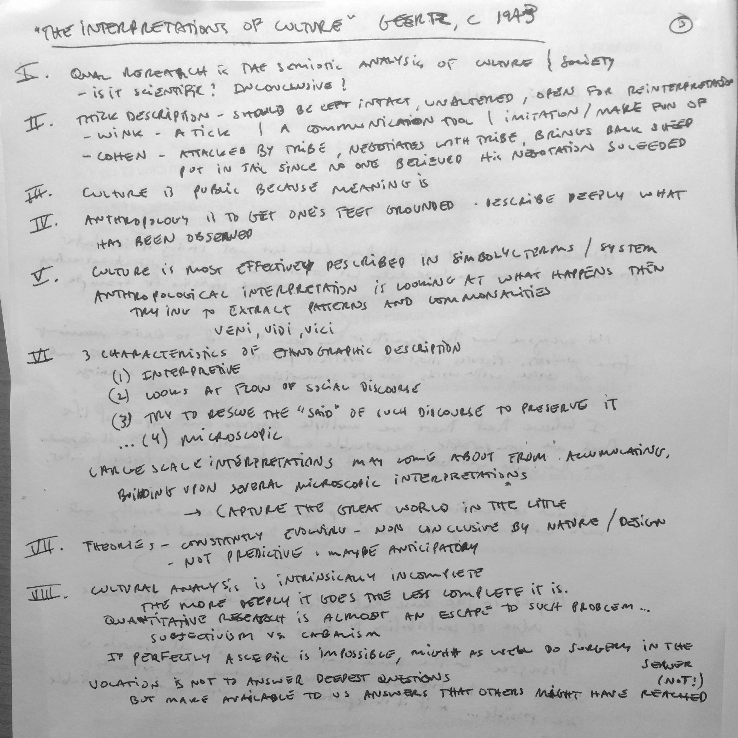 Qualitative Research - Week 3 - Reading Assignment