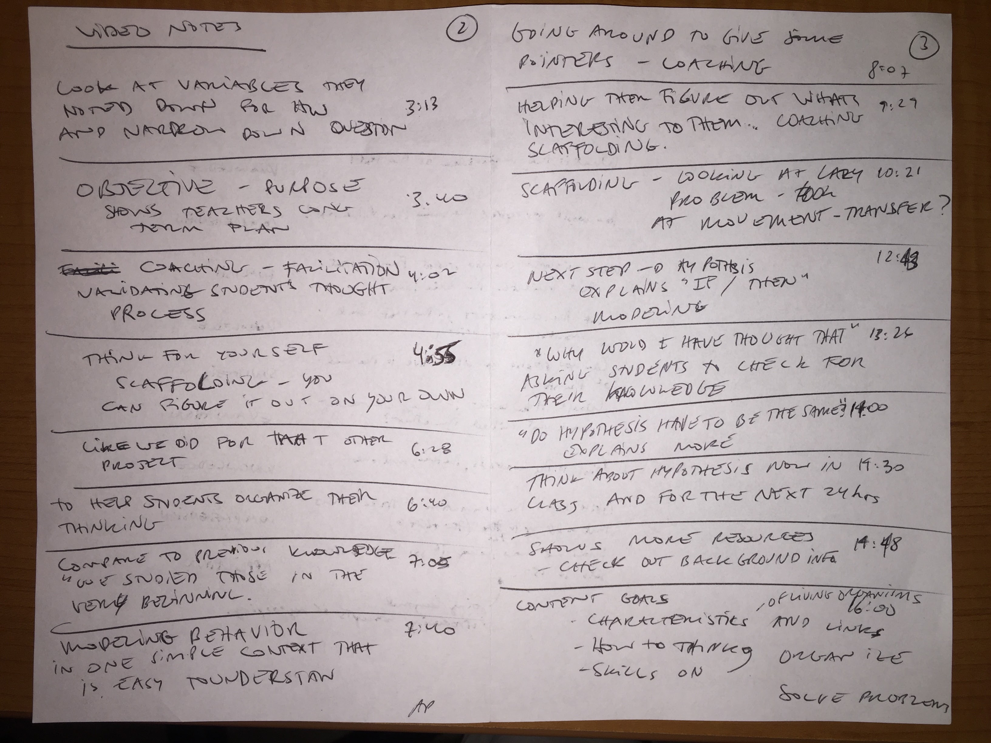 Intro to Teaching - Week 4 - Assignment