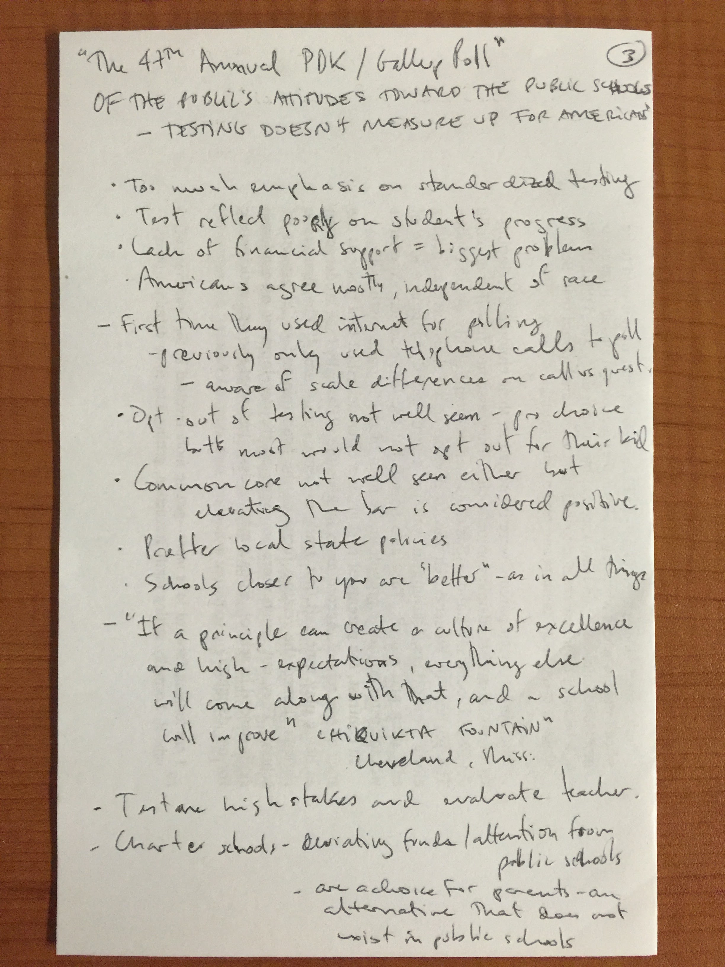 Intro Teaching - Week 9 - Reading Notes